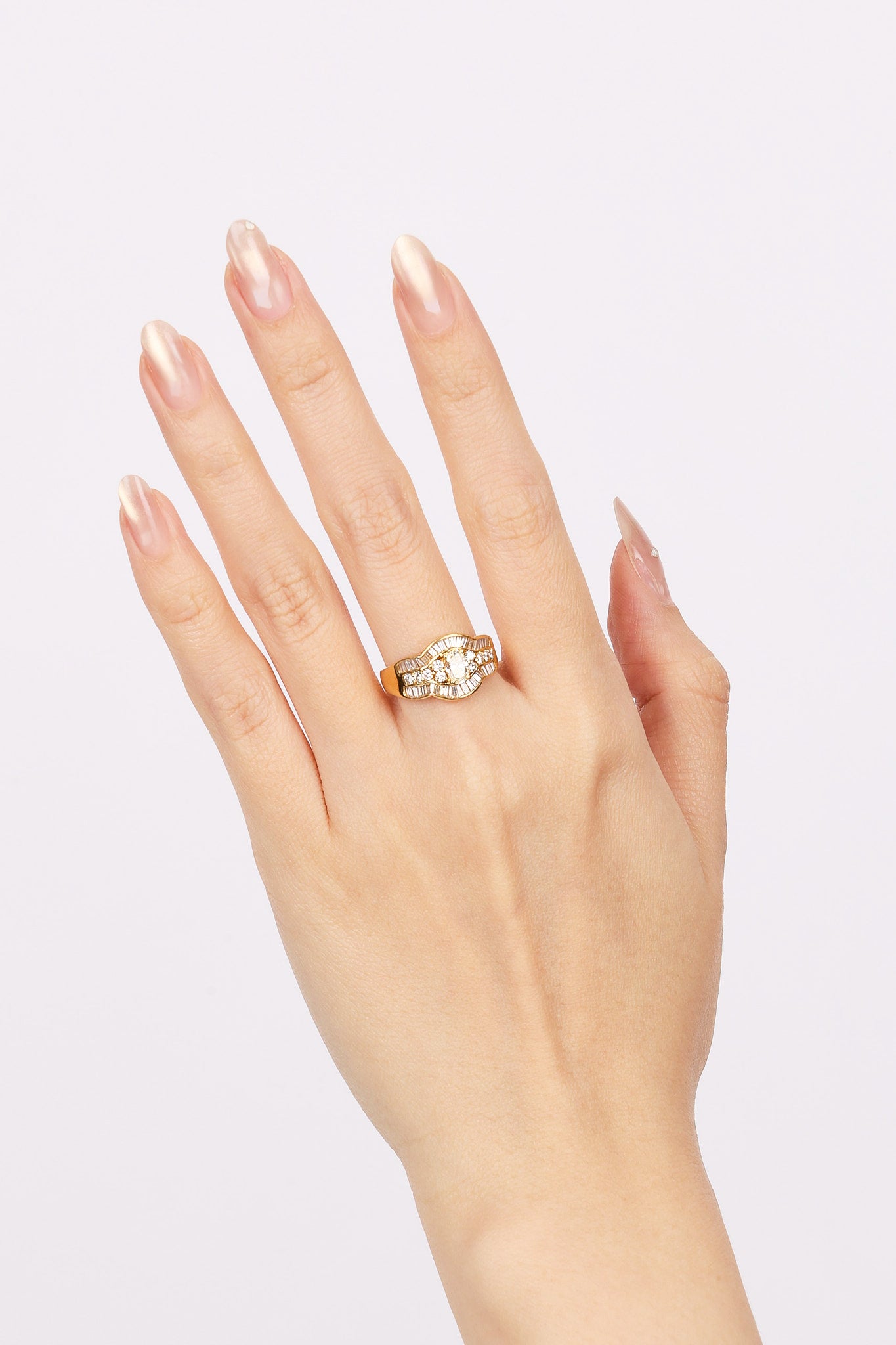 18K Diamond Gold Ring