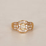 18K Diamond Gold Ring