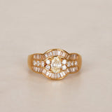 18K Diamond Gold Ring