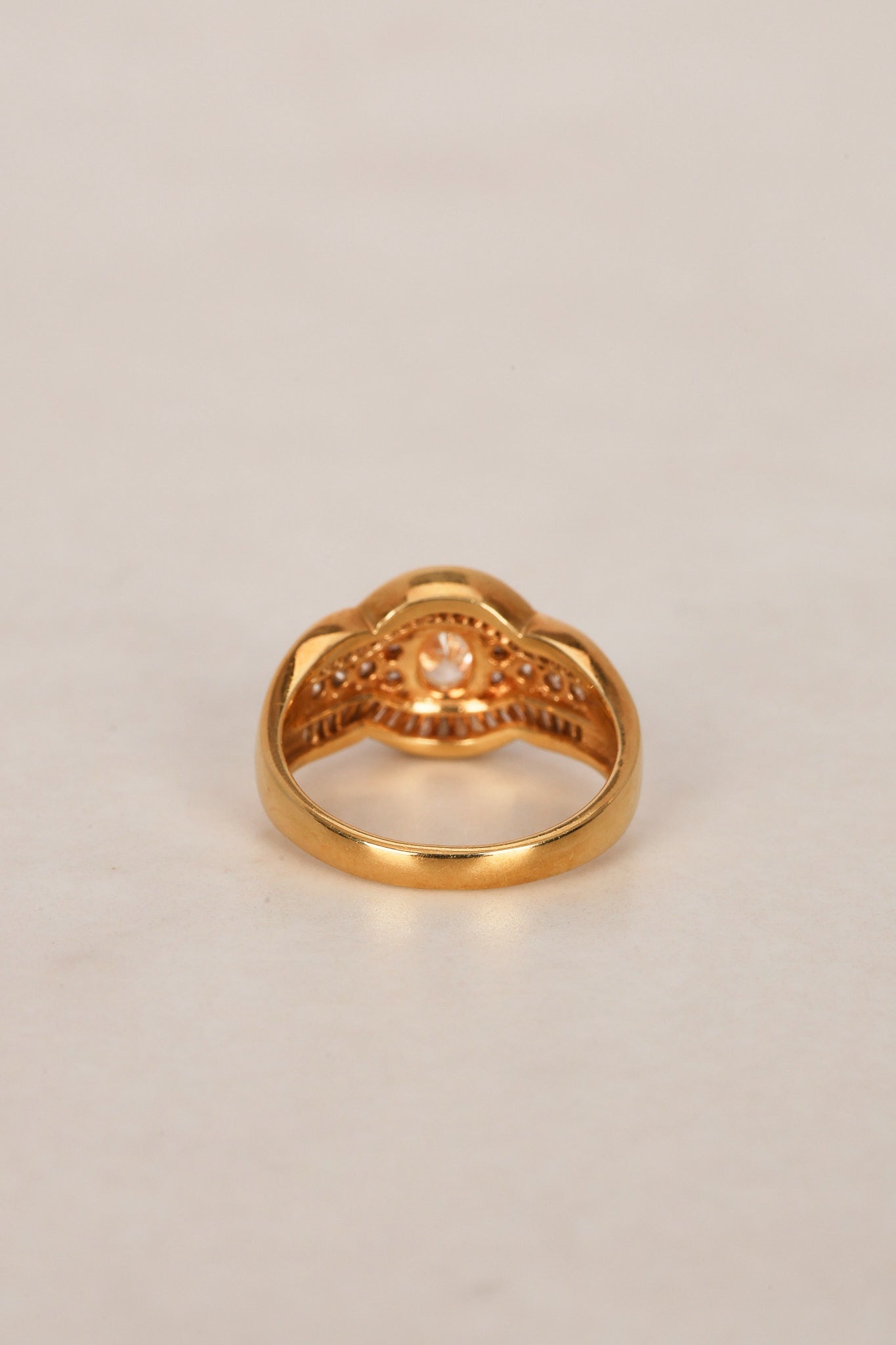 18K Diamond Gold Ring