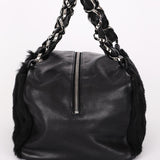 Chanel Ponyhair Olsen Bag Black Lambskin SHW