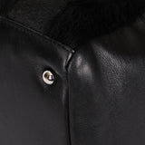 Chanel Ponyhair Olsen Bag Black Lambskin SHW