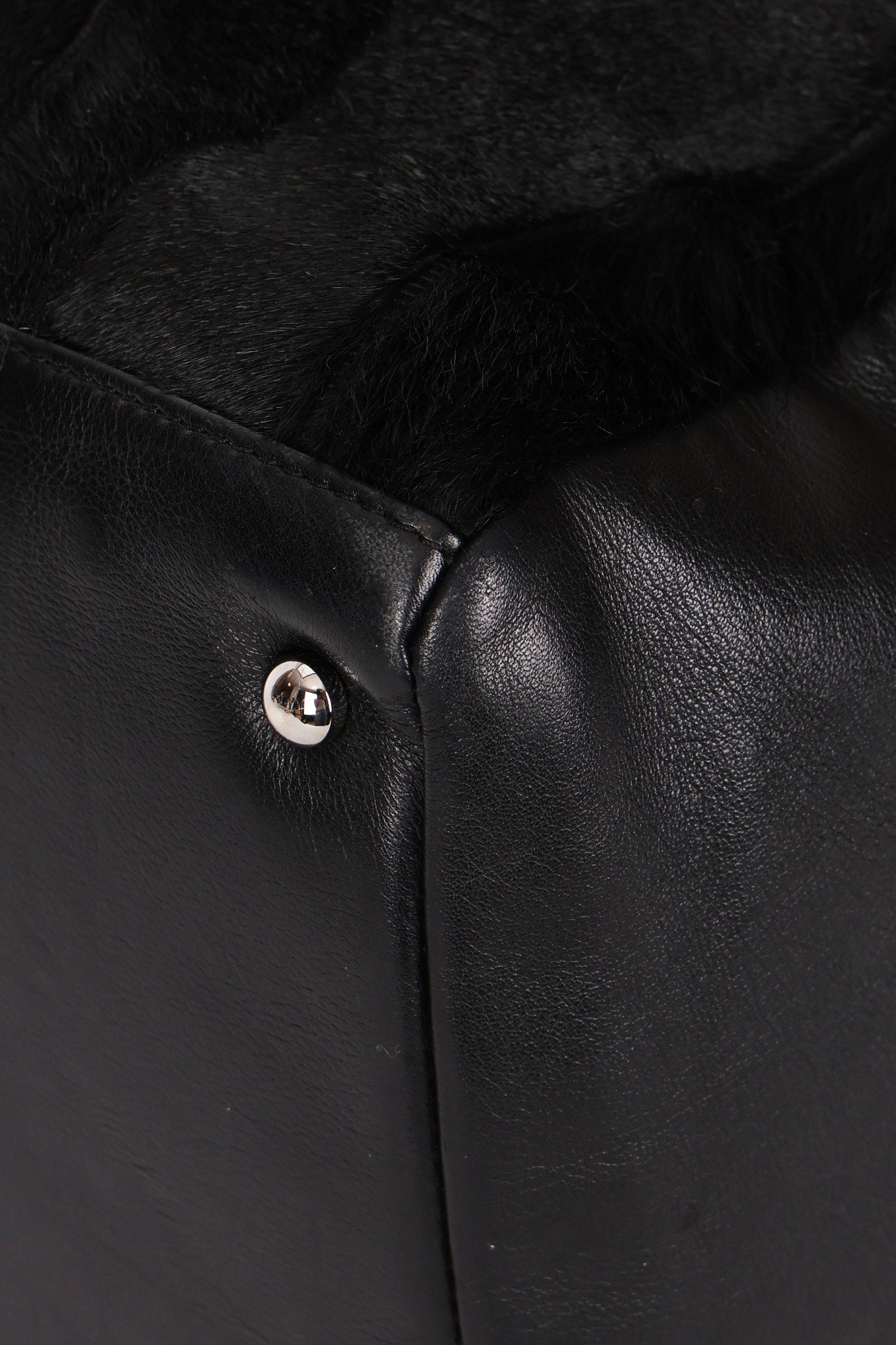 Chanel Ponyhair Olsen Bag Black Lambskin SHW