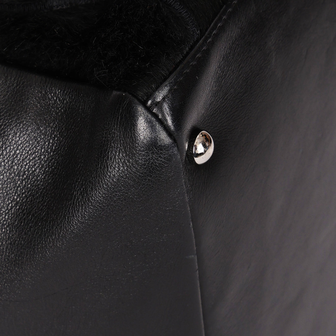 Chanel Ponyhair Olsen Bag Black Lambskin SHW