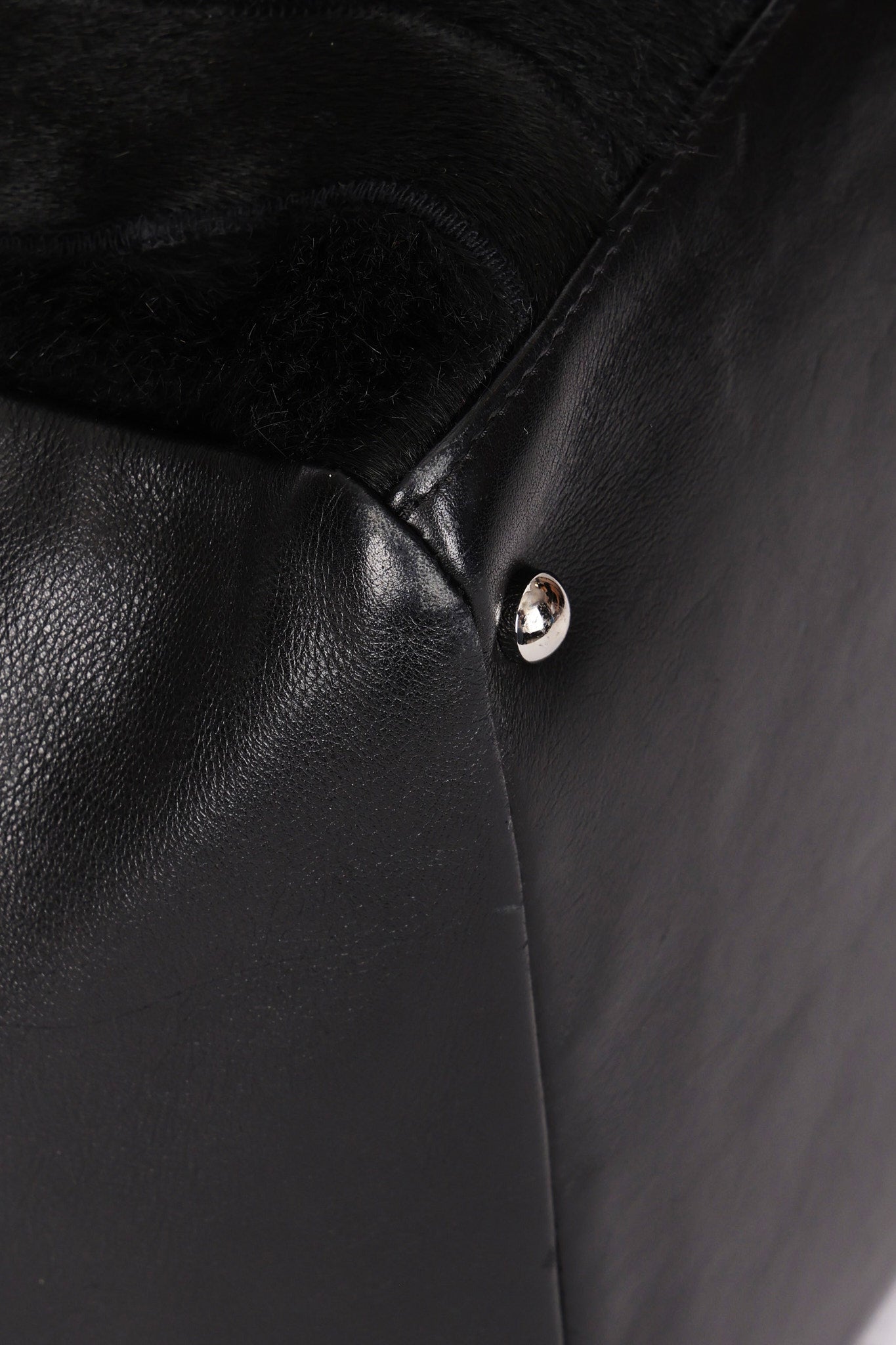 Chanel Ponyhair Olsen Bag Black Lambskin SHW