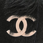 Chanel Ponyhair Olsen Bag Black Lambskin 2004 SHW