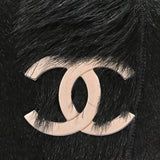Chanel Ponyhair Olsen Bag Black Lambskin 2004 SHW
