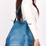 Louis Vuitton Epi Noe MM Blue