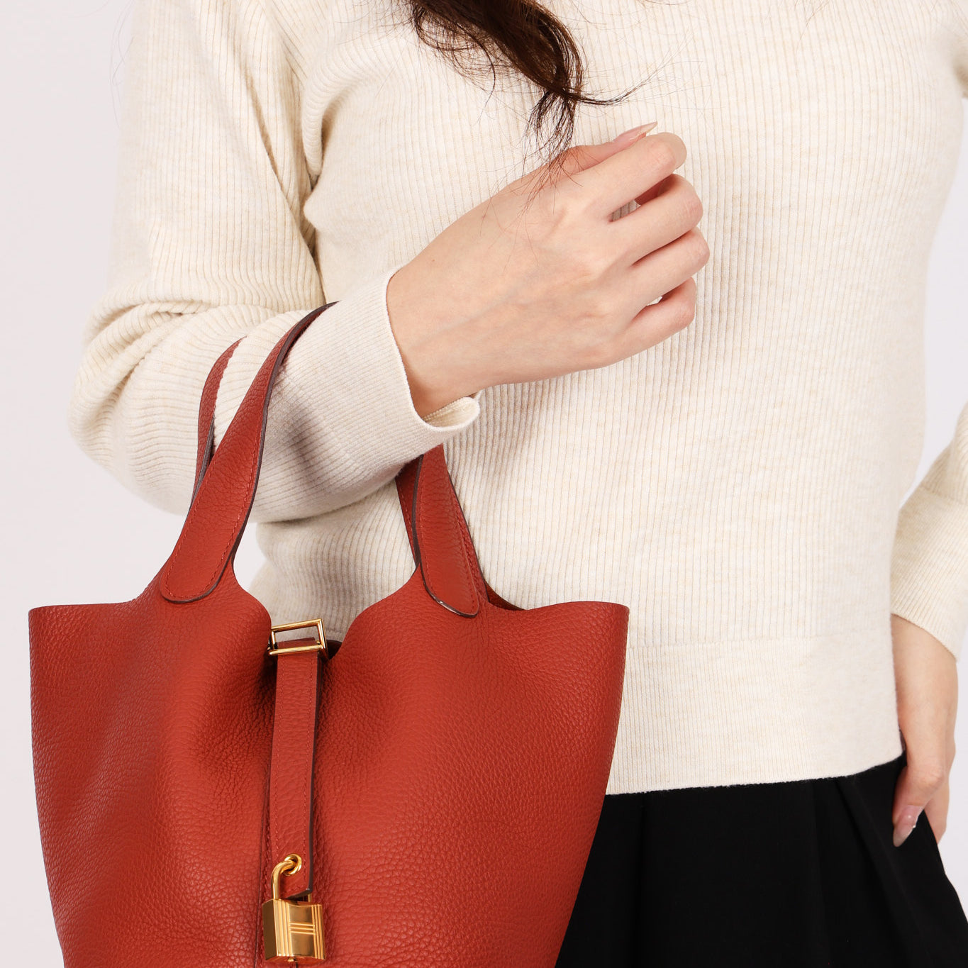 Hermès Picotin 18 (color) Clemence GHW