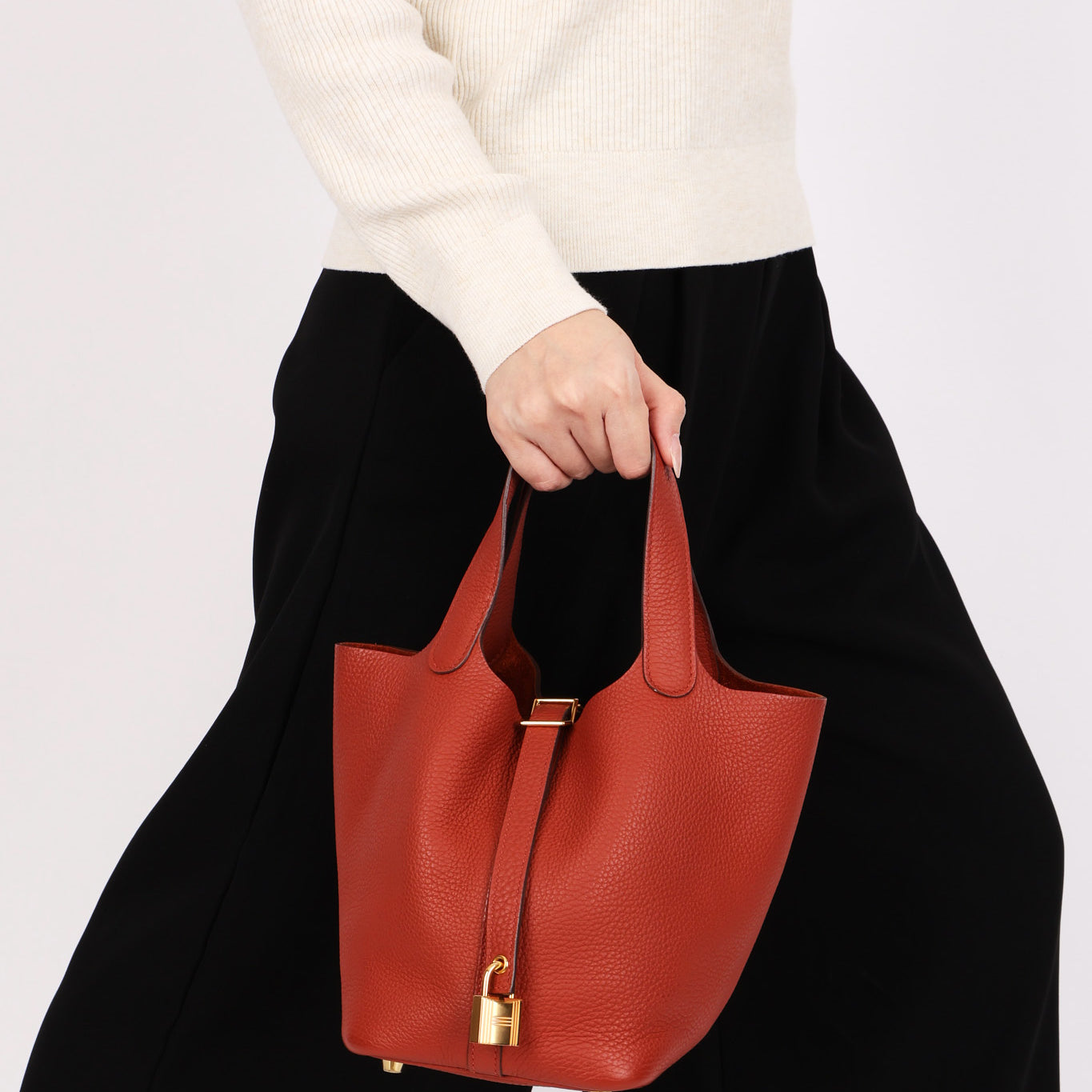 Hermès Picotin 18 (color) Clemence GHW