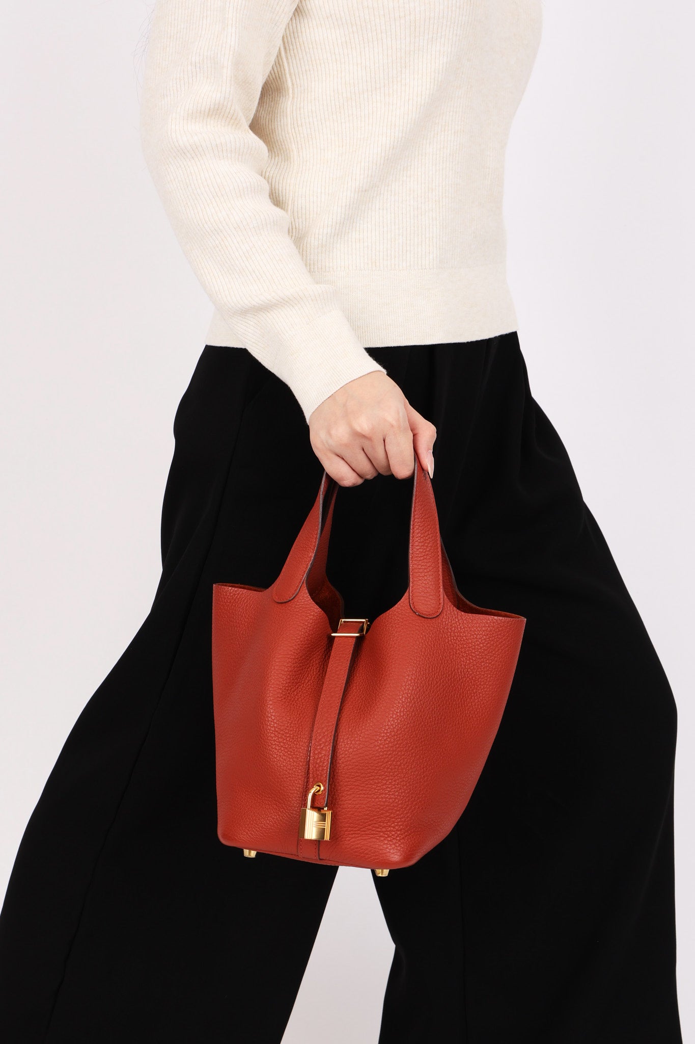 Hermès Picotin 18 (color) Clemence GHW