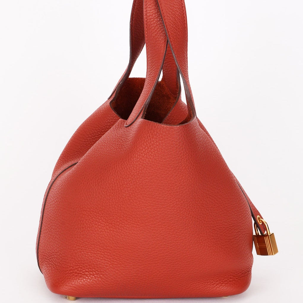 Hermès Picotin 18 (color) Clemence GHW