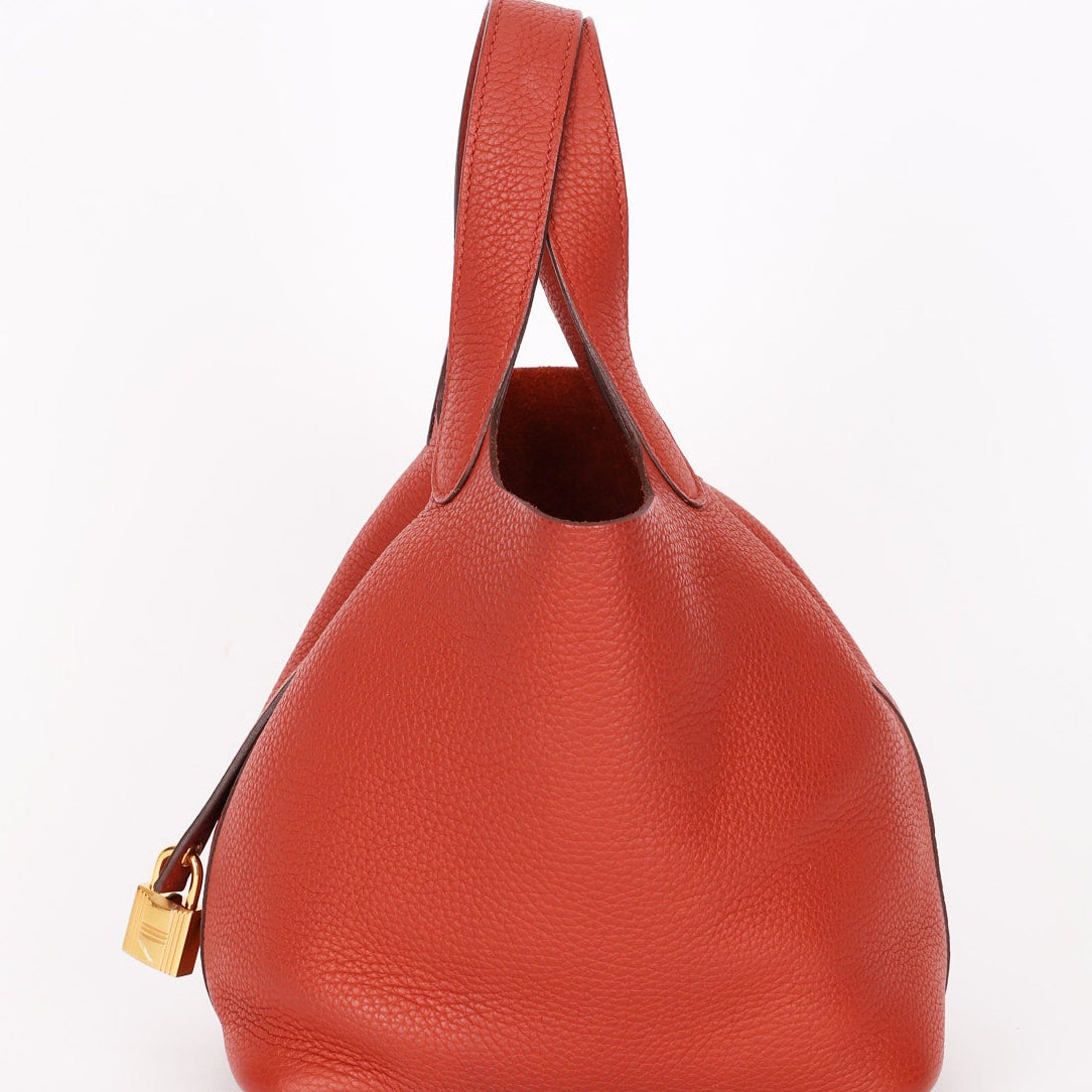 Hermès Picotin 18 (color) Clemence GHW