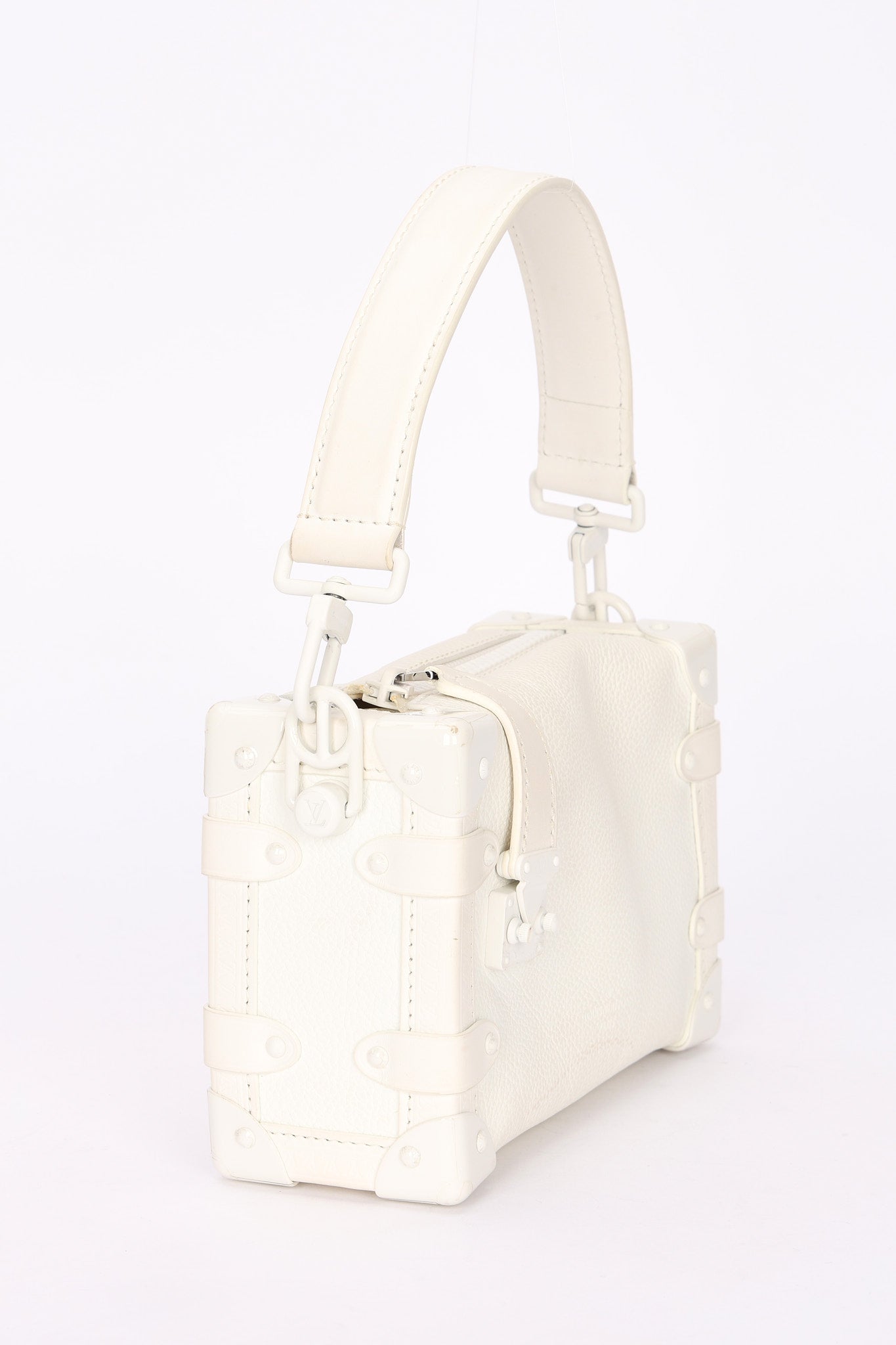 Limited Edition Louis Vuitton Side Trunk PM Off-White