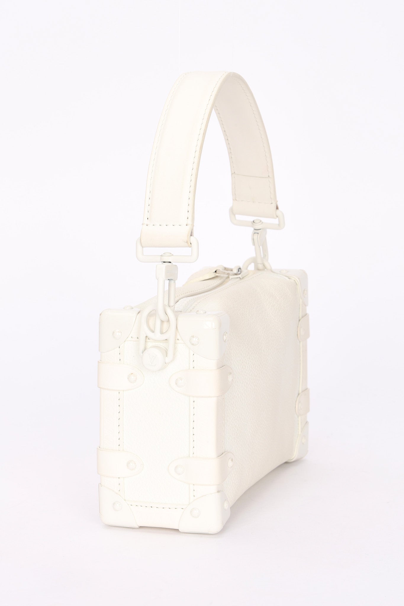 Limited Edition Louis Vuitton Side Trunk PM Off-White