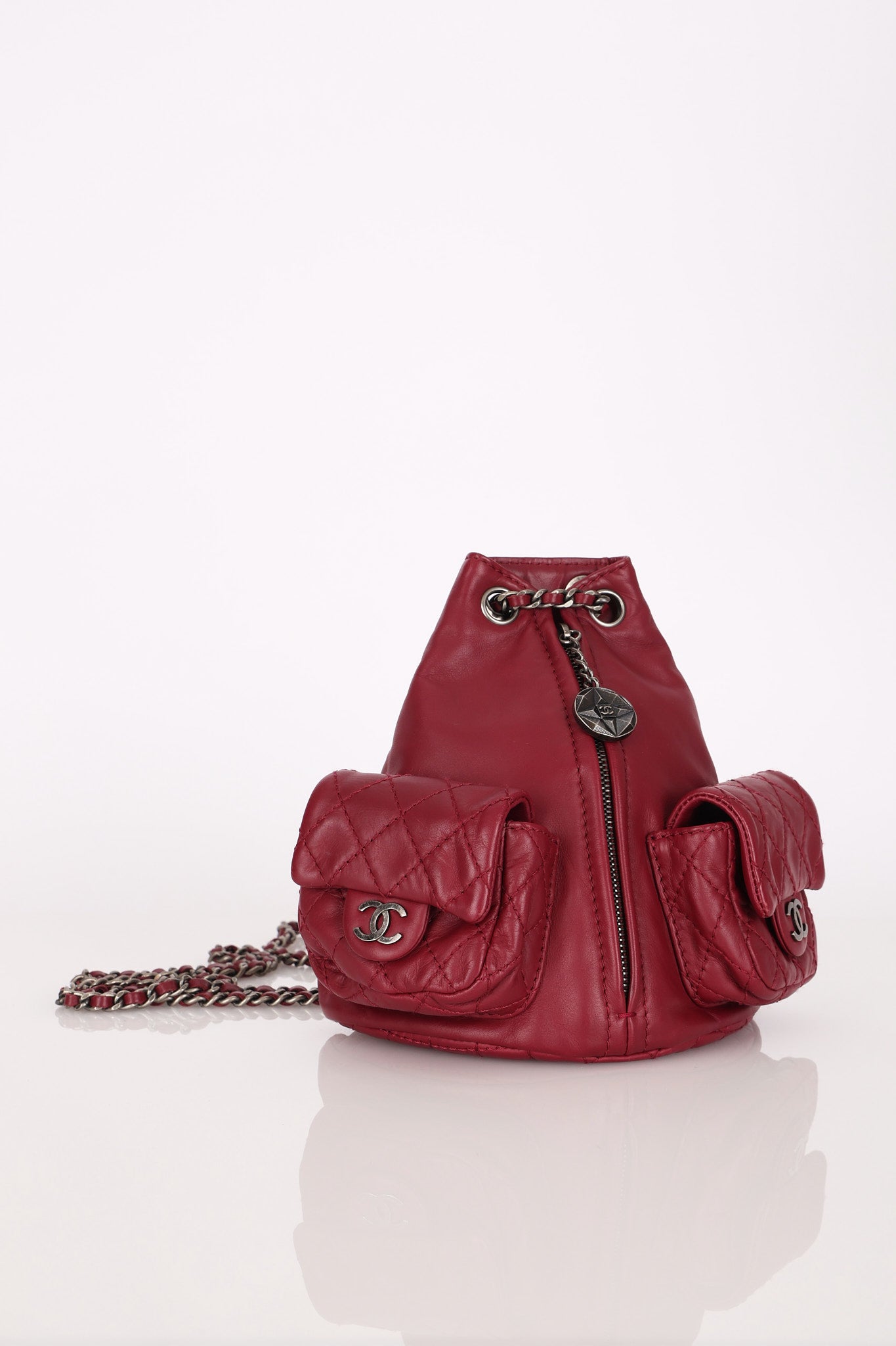 Chanel Mini Backpack is Back Bordeaux Calfskin RHW