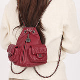 Chanel Mini Backpack is Back Bordeaux Calfskin RHW