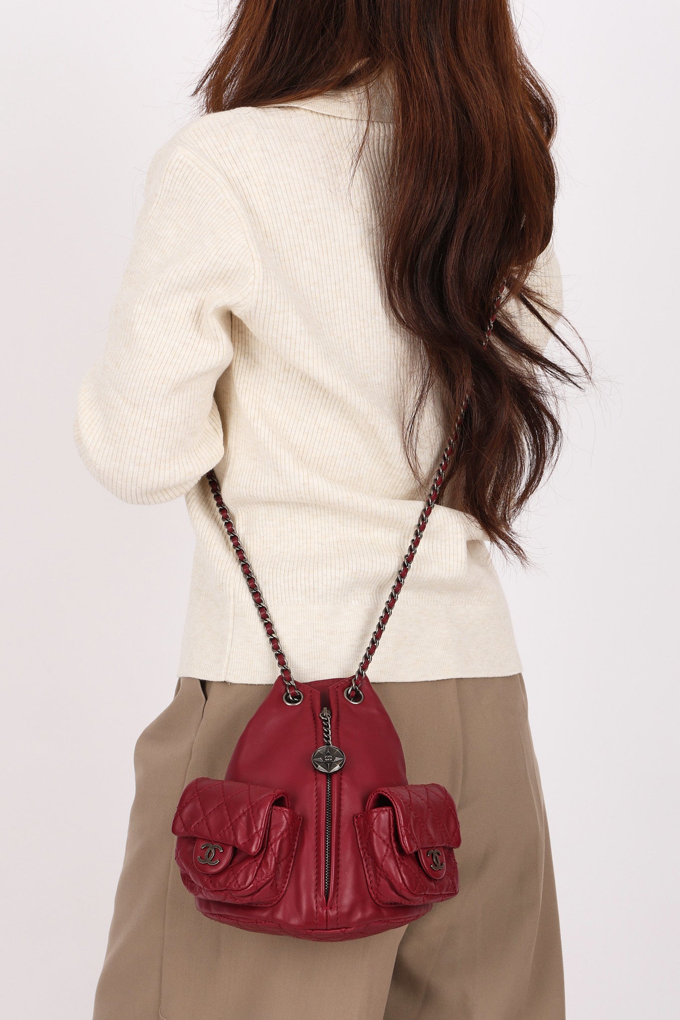 Chanel Mini Backpack is Back Bordeaux Calfskin RHW