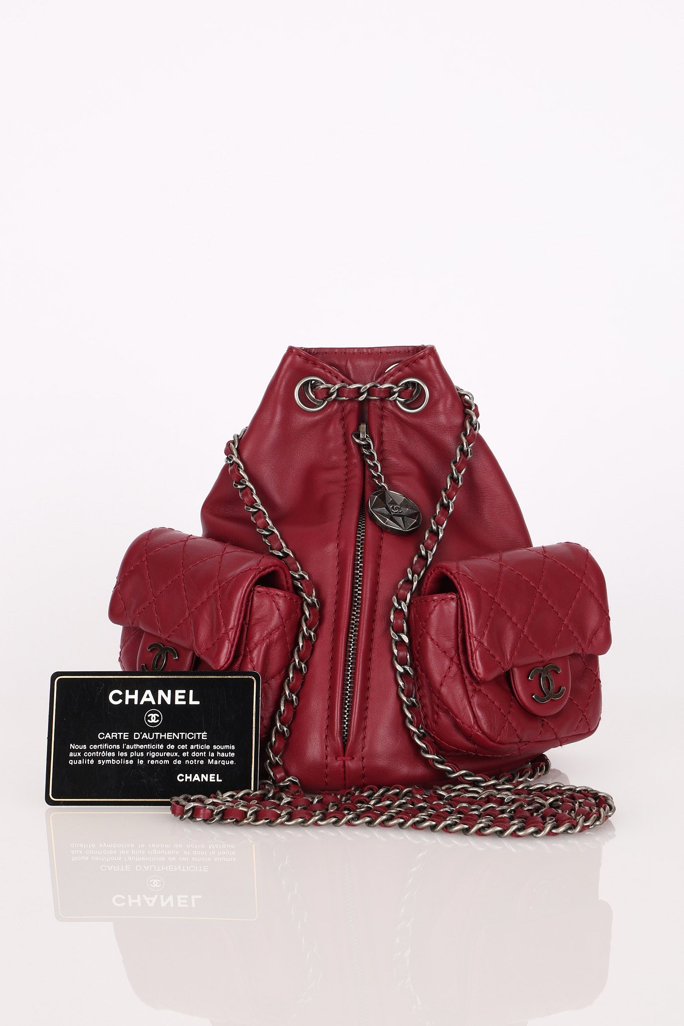 Chanel Mini Backpack is Back Bordeaux Calfskin RHW