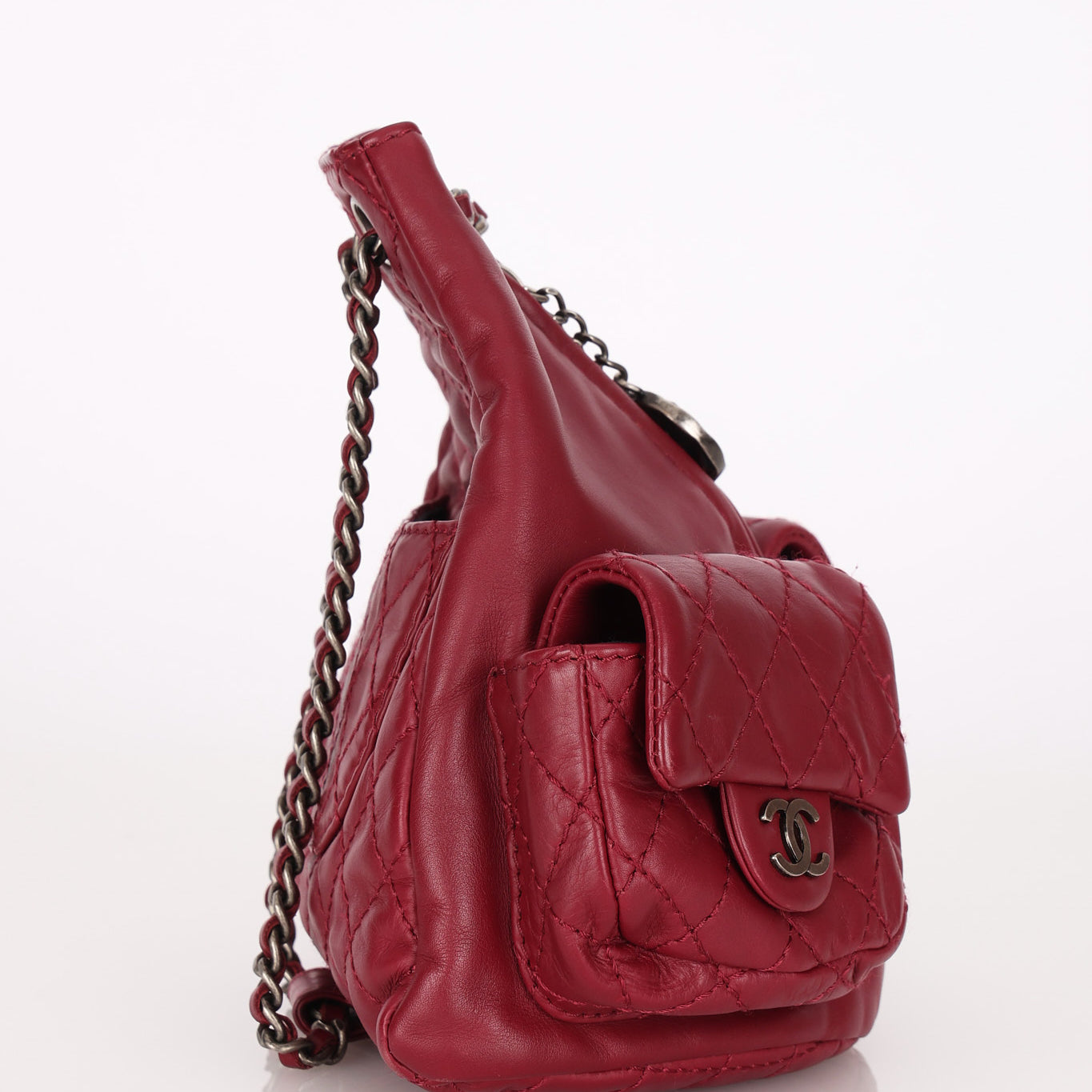 Chanel Mini Backpack is Back Bordeaux Calfskin RHW
