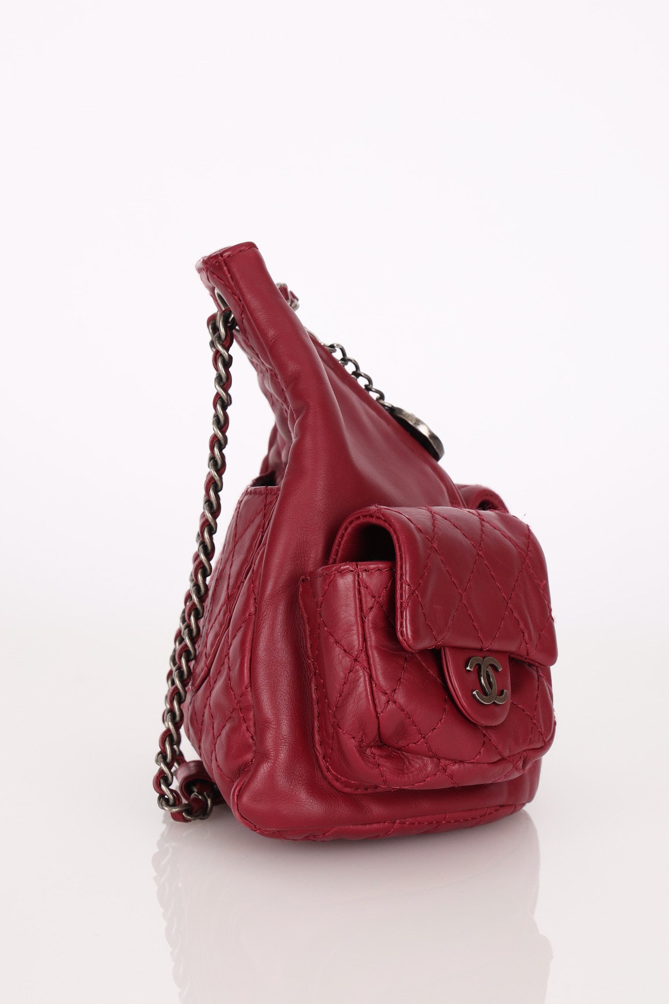Chanel Mini Backpack is Back Bordeaux Calfskin RHW