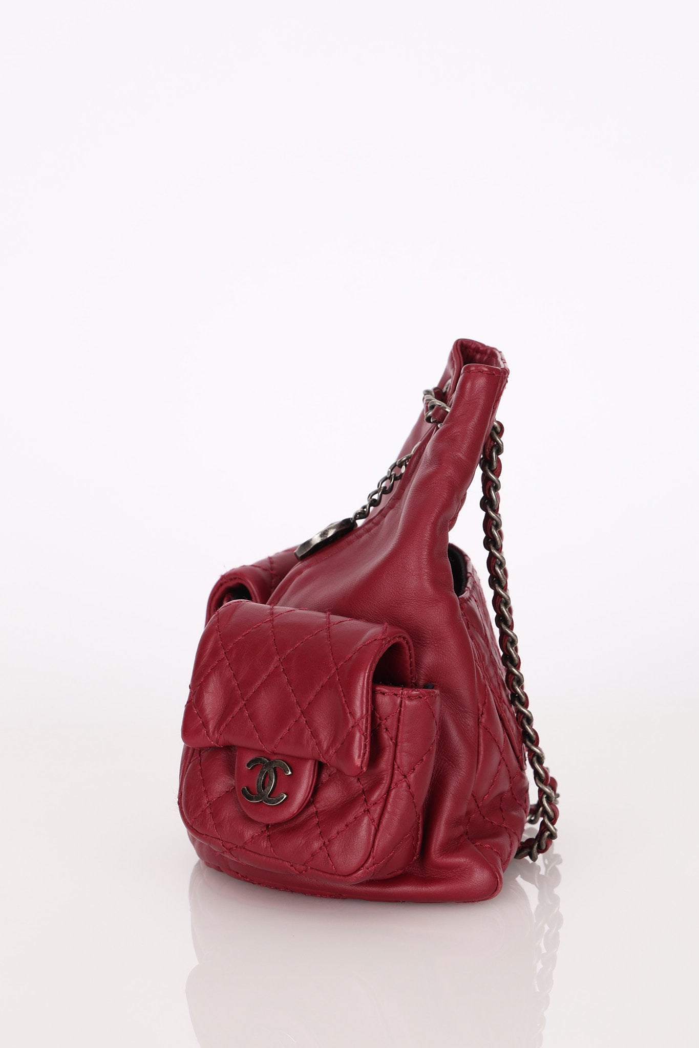 Chanel Mini Backpack is Back Bordeaux Calfskin RHW
