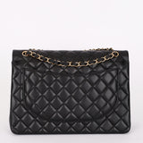 Chanel Maxi Double Flap Black Lambskin GHW