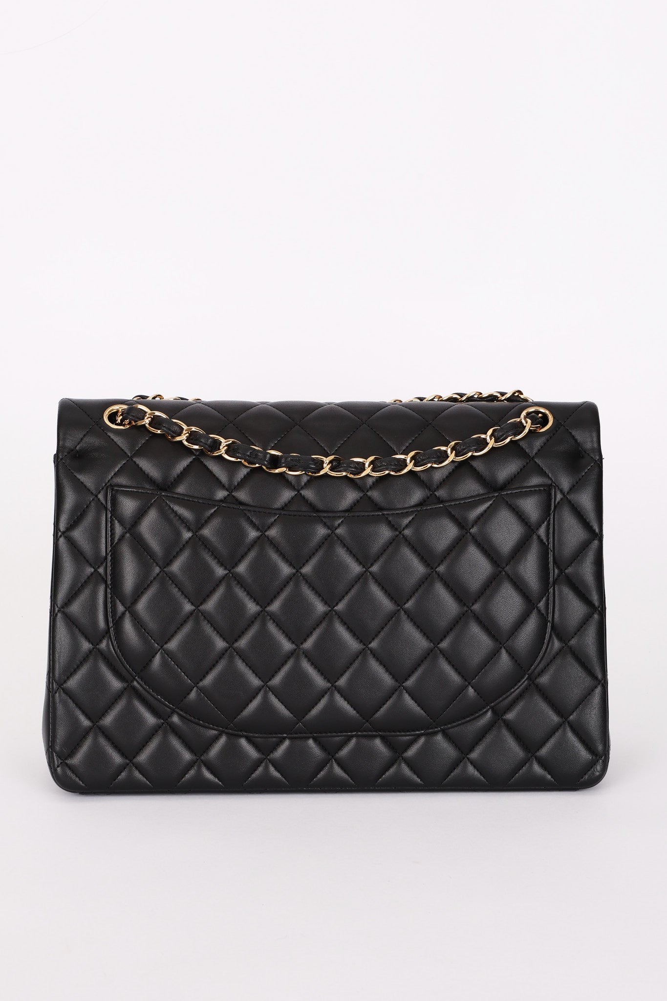 Chanel Maxi Double Flap Black Lambskin GHW