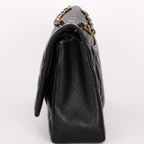 Chanel Maxi Double Flap Black Lambskin GHW
