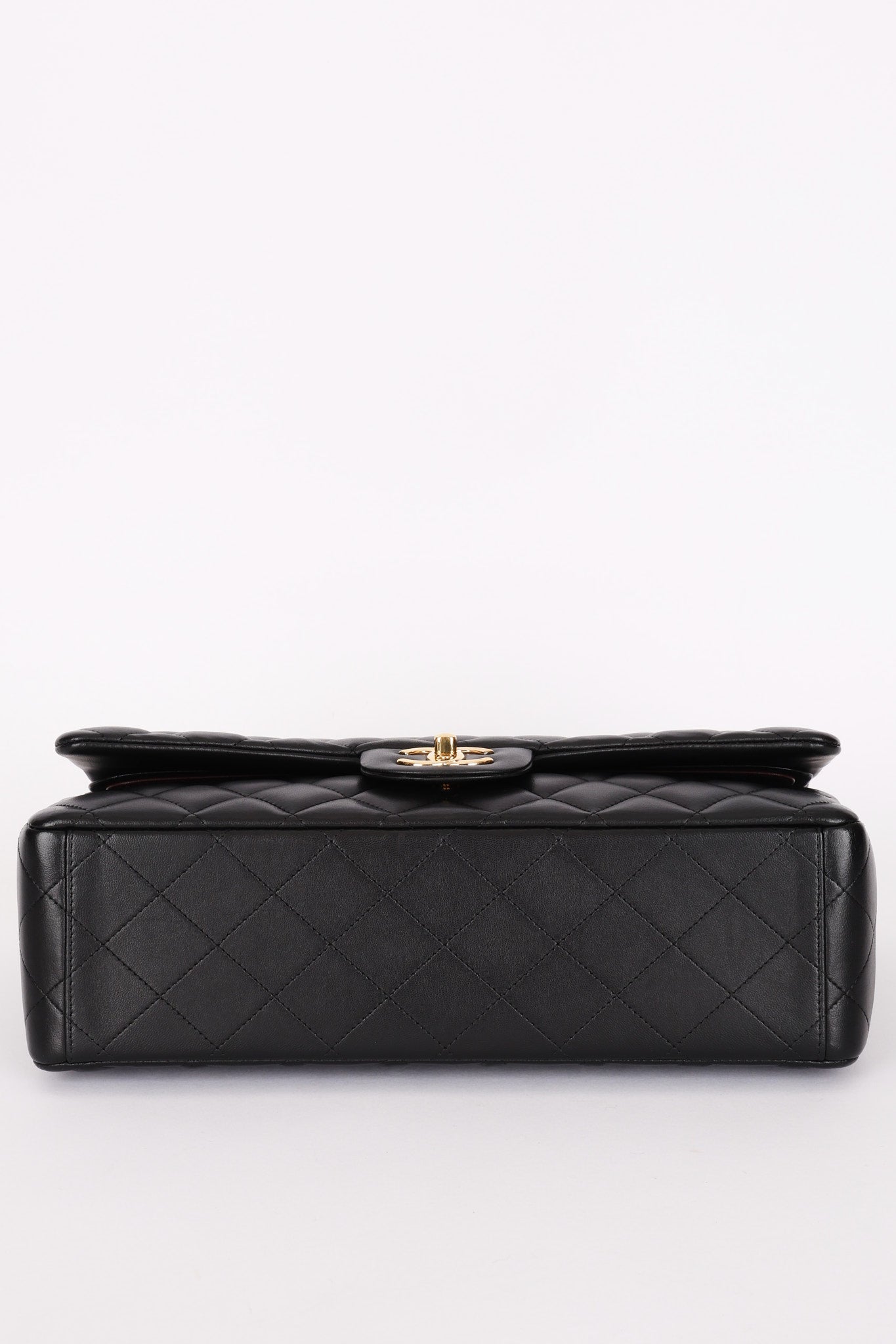 Chanel Maxi Double Flap Black Lambskin GHW