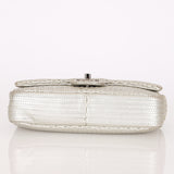 Chanel Laser Cut Mini Rectangle Metallic Silver SHW