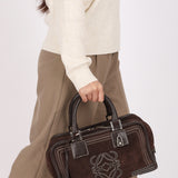 Loewe Amazona 28 Brown Suede