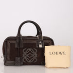 Loewe Amazona 28 Brown Suede