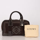 Loewe Amazona 28 Brown Suede