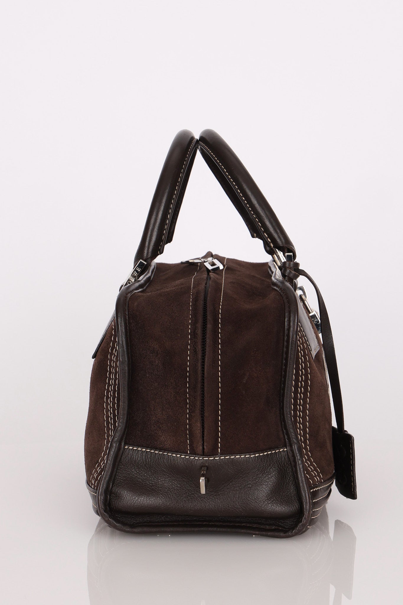 Loewe Amazona 28 Brown Suede