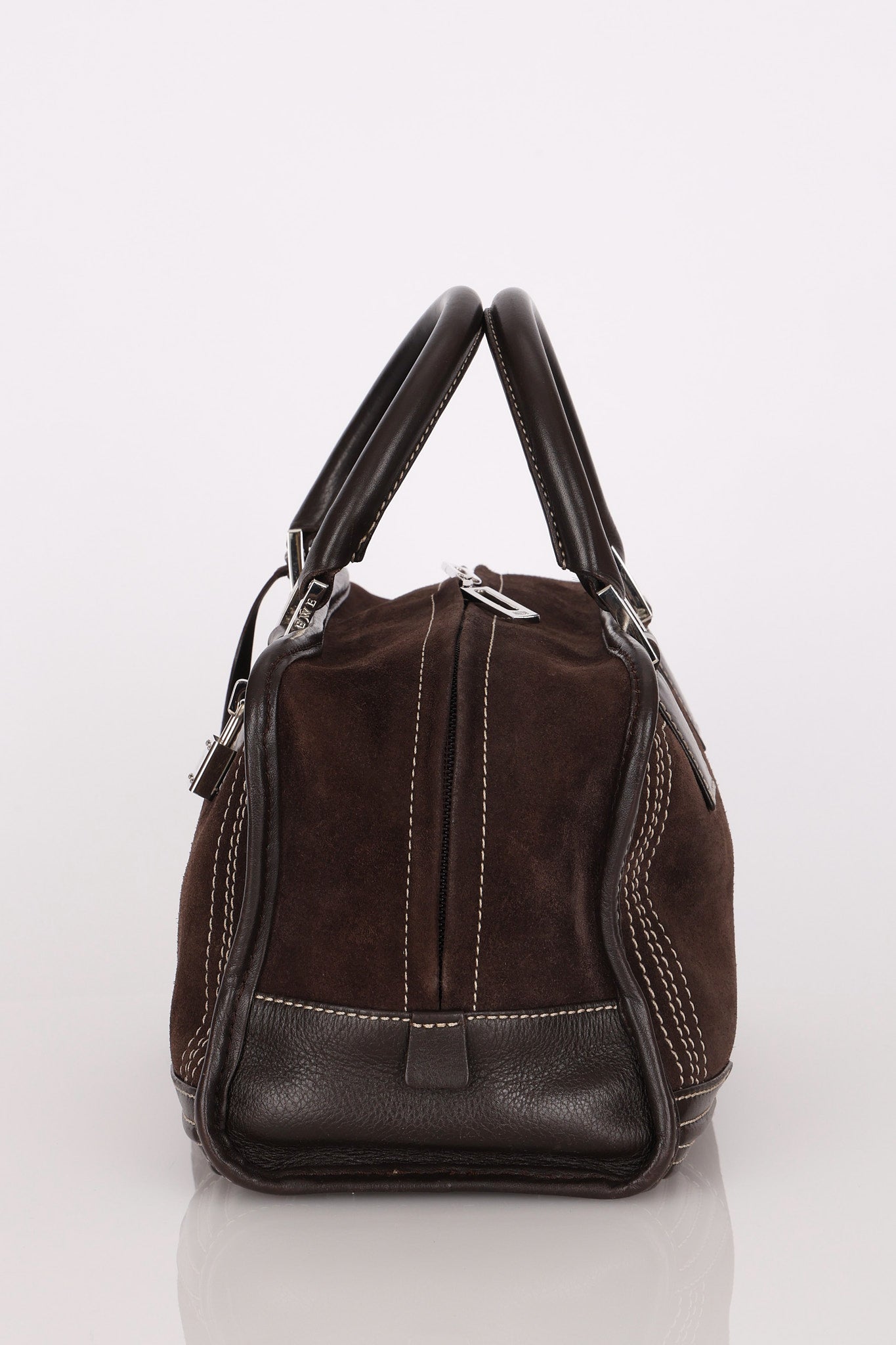 Loewe Amazona 28 Brown Suede