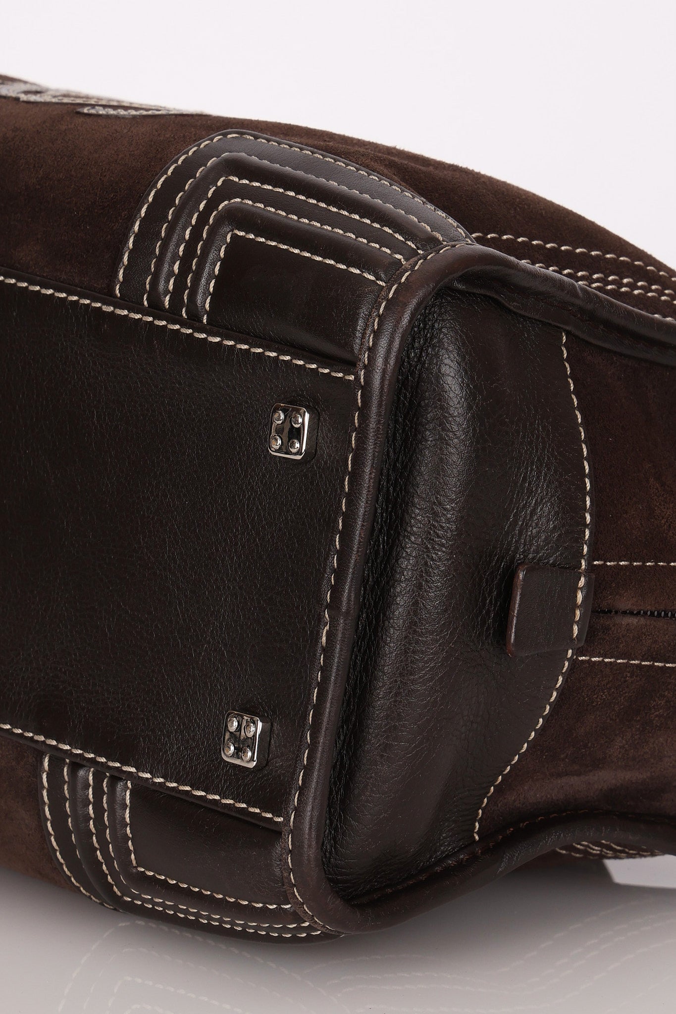 Loewe Amazona 28 Brown Suede