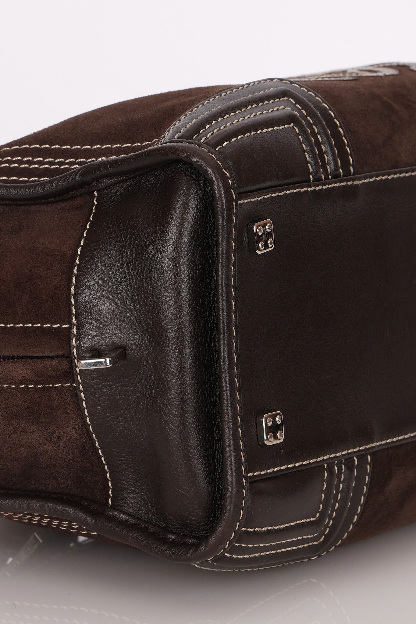 Loewe Amazona 28 Brown Suede