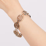 Saintless Steel Tri-Link Bracelet