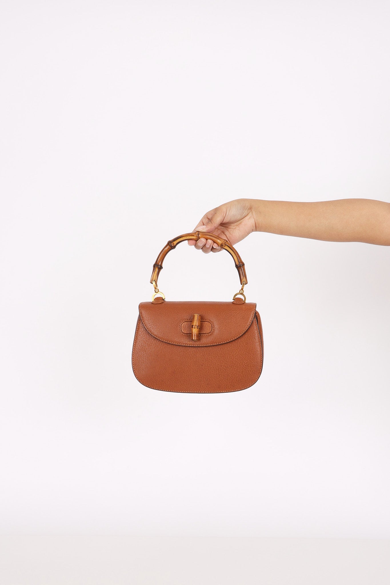 Gucci Small 1947 Bamboo Top Handle Bag