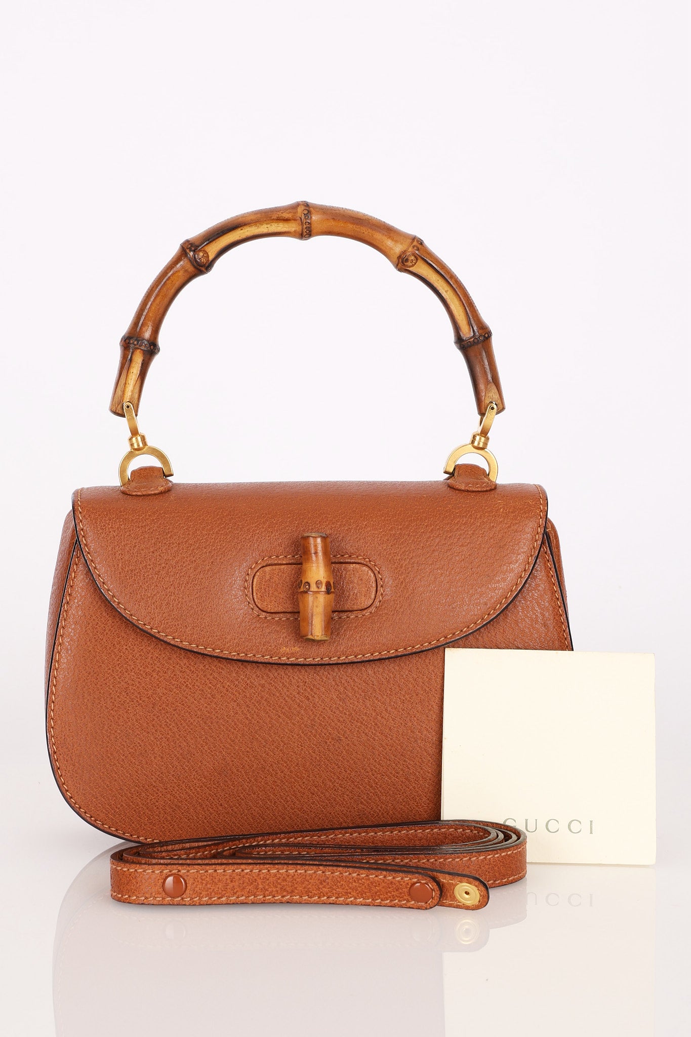 Gucci Small 1947 Bamboo Top Handle Bag