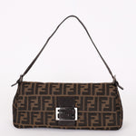 Fendi East West Zucca Baguette Bag