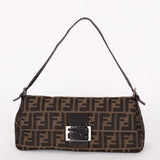 Fendi East West Zucca Baguette Bag