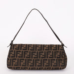 Fendi East West Zucca Baguette Bag