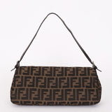 Fendi East West Zucca Baguette Bag