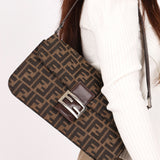 Fendi Zucca Flat Baguette