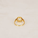 18K Gold Diamond Heart Ring