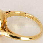 18K Gold Diamond Heart Ring