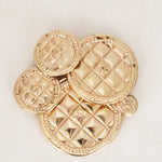 Chanel Circle Mirror Brooch