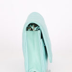 Chanel Wallet on Chain Tiffany Blue Caviar SHW